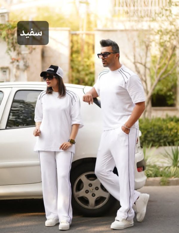 ست تیشرت و اسلش بیسکویتی - Image 9