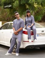 ست تیشرت و اسلش بیسکویتی