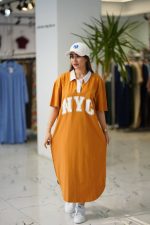 پیراهن ماکسی یقه دار _ NYC - Image 4
