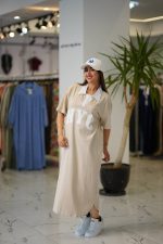 پیراهن ماکسی یقه دار _ NYC
