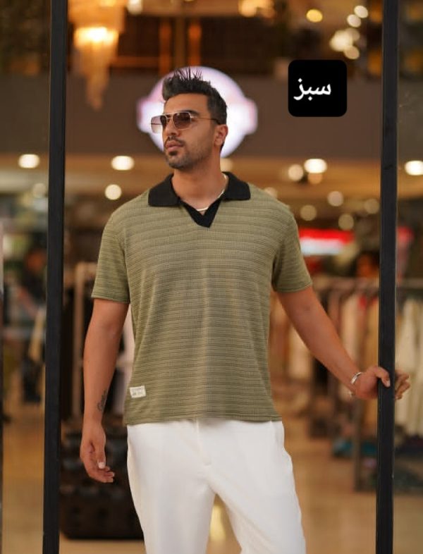 پلو شرت قلاب بافت - Image 4