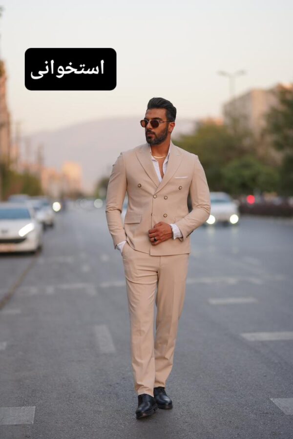 کت شلوار دبل برست - تصویر 4