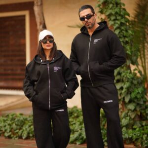 Alternative view of ست سویشرت و شلوار پارچه دورس