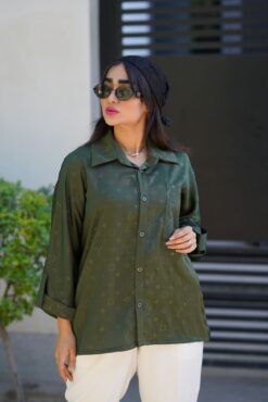 شومیز ساتن LV