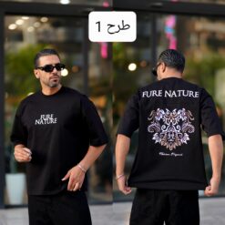تیشرت پارچه ماکان_ مشکی