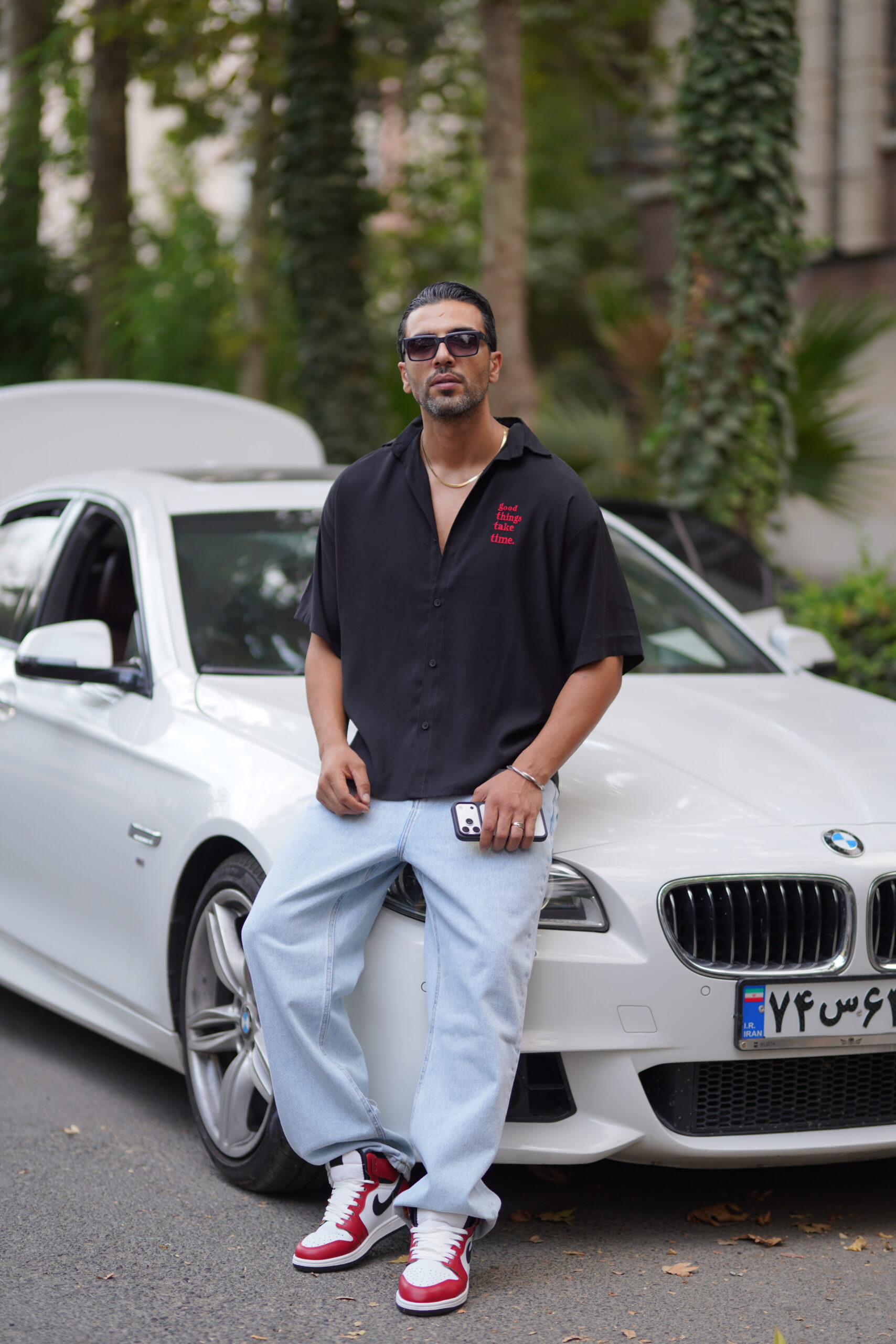 پیراهن پارچه سیلک گلدوزی