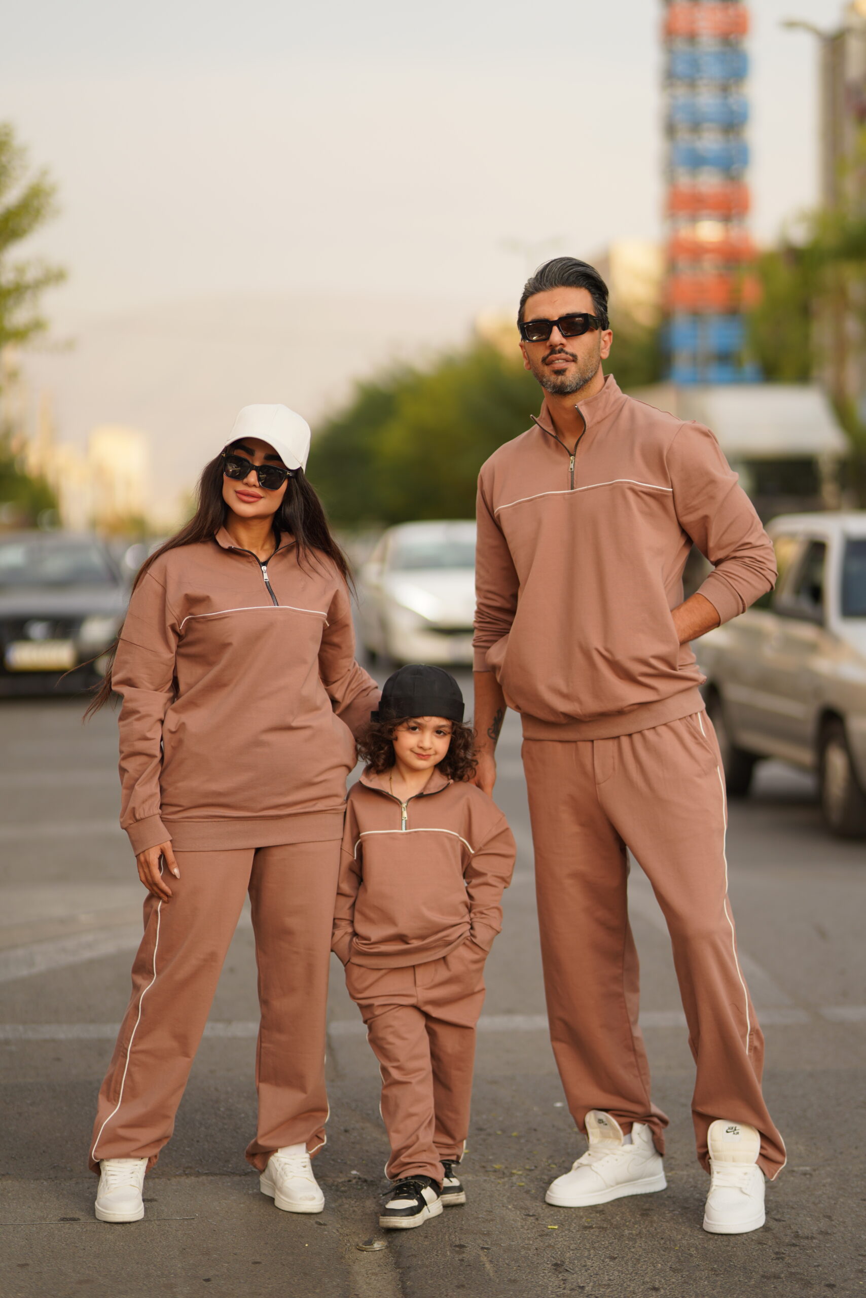 ست دورس نیم زیپ و شلوار بگ بزرگسال - تصویر 5